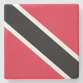 Vlag van Trinidad en Tobago Stenen Onderzetter (Voorkant)
