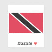 Vlag van Trinidad en Tobago Sticker (Vel)