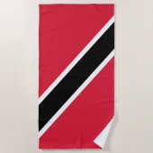 Vlag van Trinidad en Tobago Strandlaken (Voorkant)