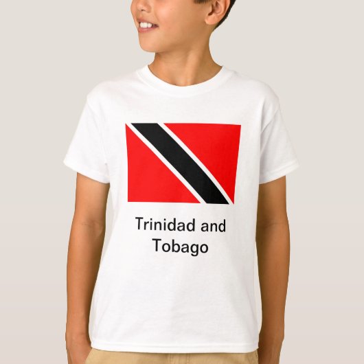 Vlag van Trinidad en Tobago T-shirt (Voorkant)