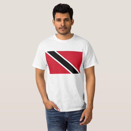 Vlag van Trinidad en Tobago T-shirt (Voorkant volledig)