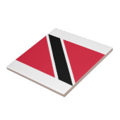 Vlag van Trinidad en Tobago Tegeltje (Zijkant)