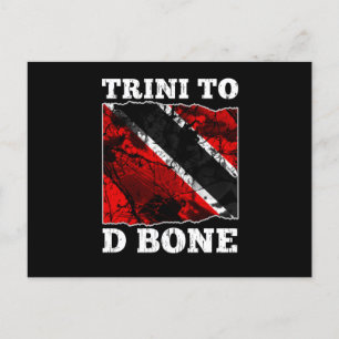 Vlag van Trinidad en Tobago - Trini t/m D Bone Briefkaart