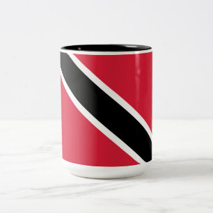 Vlag van Trinidad en Tobago Tweekleurige Koffiemok