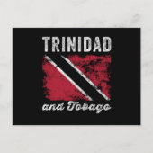 Vlag van Trinidad en Tobago verhit Briefkaart (Voorkant)