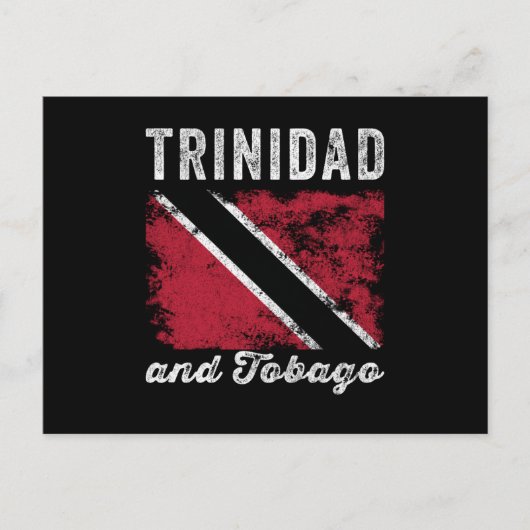 Vlag van Trinidad en Tobago verhit Briefkaart (Voorkant)