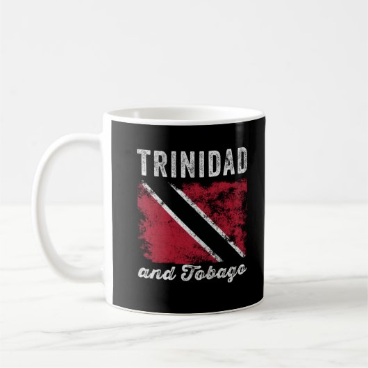 Vlag van Trinidad en Tobago verhit Koffiemok (Links)