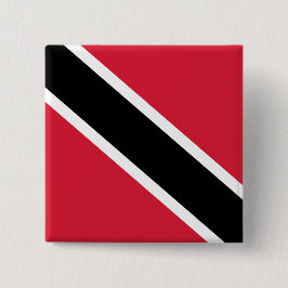Vlag van Trinidad en Tobago Vierkante Button 5,1 Cm