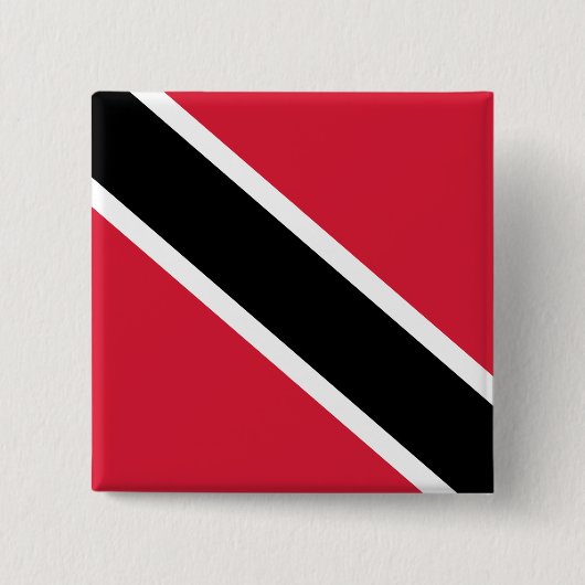 Vlag van Trinidad en Tobago Vierkante Button 5,1 Cm (Voorkant)