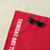 Vlag van Trinidad en Tobago voor plechtig patriott Strandlaken (In situ)