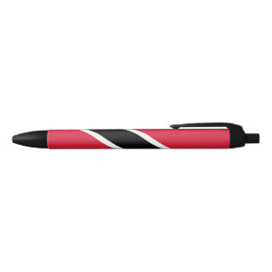 Vlag van Trinidad en Tobago Zwarte Inkt Pen