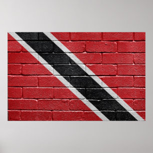 Vlag van Trinidad Tobago Poster