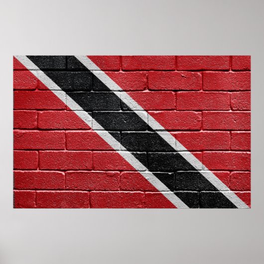 Vlag van Trinidad Tobago Poster (Voorkant)