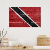 Vlag van Trinidad Tobago Poster (Keuken)