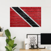 Vlag van Trinidad Tobago Poster (Thuiskantoor)