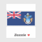 Vlag van Tristan da Cunha, Verenigd Koninkrijk Sticker (Vel)