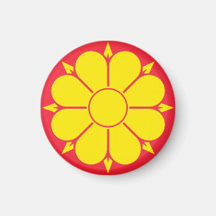 Vlag van Trondheim, Noorwegen Magneet