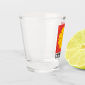 Vlag van Trondheim, Noorwegen Shot Glas (Links)