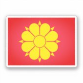 Vlag van Trondheim, Noorwegen Sticker (Voorkant)