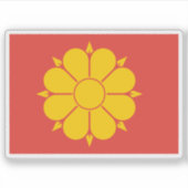Vlag van Trondheim Sticker (Voorkant)