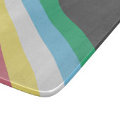 Vlag van trots op een beperking snijplank (Hoek)