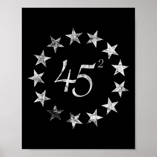 Vlag van Trump Betsy Ross 2020 2024 Tweede Ter Poster (Voorkant)