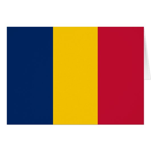 Vlag van Tsjaad (Voorkant Horizontaal)