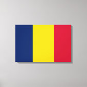 Vlag van Tsjaad (Afrikaans land) Canvas Afdruk (Voorkant)