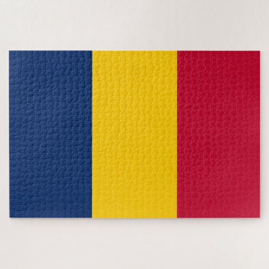 Vlag van Tsjaad (Afrikaans land) Legpuzzel (Horizontaal)