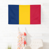 Vlag van Tsjaad (Afrikaans land) Spandoek (Insitu)