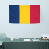 Vlag van Tsjaad (Afrikaans land) Spandoek (Beurs)