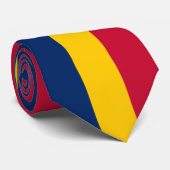 Vlag van Tsjaad (Afrikaans land) Stropdas (Opgerold)