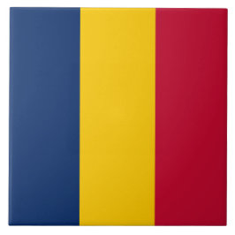 Vlag van Tsjaad (Afrikaans land) Tegeltje