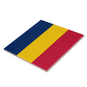 Vlag van Tsjaad (Afrikaans land) Tegeltje (Zijkant)
