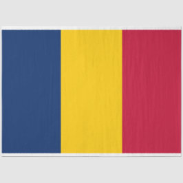 Vlag van Tsjaad (Afrikaans land) Tissuepapier