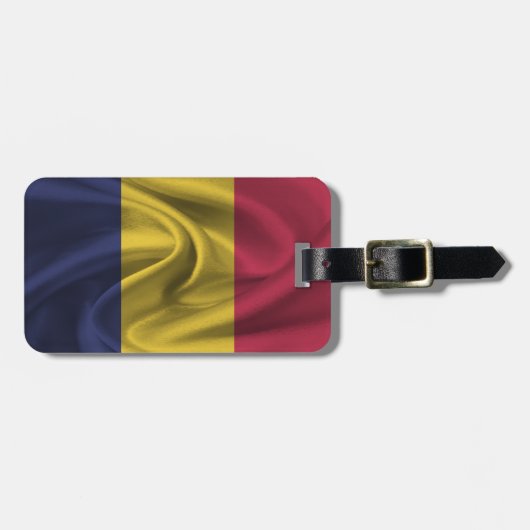 Vlag van Tsjaad Bagagelabel (Voorkant horizontaal)