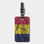 Vlag van Tsjaad Bagagelabel (Voorkant verticaal)