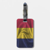 Vlag van Tsjaad Bagagelabel (Achterkant verticaal)