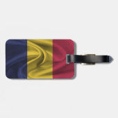 Vlag van Tsjaad Bagagelabel (Achterkant horizontaal)