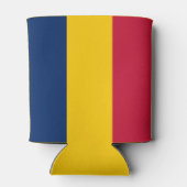 Vlag van Tsjaad Blikjeskoeler (Achterkant)