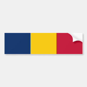 Vlag van Tsjaad Bumpersticker