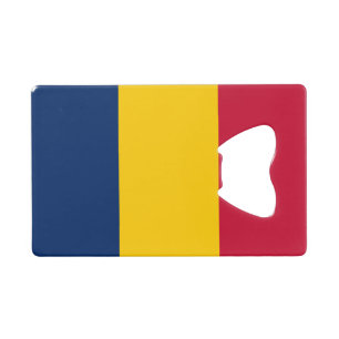 Vlag van Tsjaad Creditkaart Flessenopener