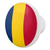 Vlag van Tsjaad Keramische Knop (Rechts)