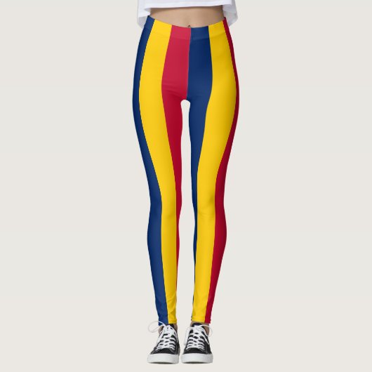 Vlag van Tsjaad Leggings (Voorkant)