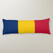 Vlag van Tsjaad Lichaamskussen (Achterkant)