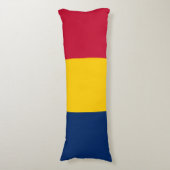 Vlag van Tsjaad Lichaamskussen (Voorkant Verticaal)