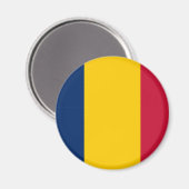 Vlag van Tsjaad Magneet (Voorkant / Achterkant)