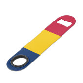Vlag van Tsjaad Speed Flessenopener (Voorkant Gekanteld)