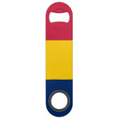 Vlag van Tsjaad Speed Flessenopener (Achterkant)