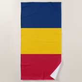 Vlag van Tsjaad Strandlaken (Voorkant)